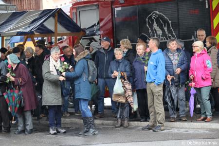Dobrodošel mamut v Kamniku je dobil svoje mesto bronasti mamut v naravni velikosti, ki stoji v Mamutovem parku (4)